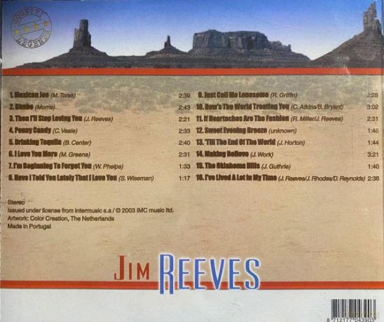 Reeves,Jim: Country Legend Live [CD]