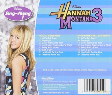 Disney'S Sing Along: Disney'S Sing-Along/Hannah Montana 3 [CD]