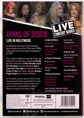 Divas Of Disco - Live in Concert [DVD]