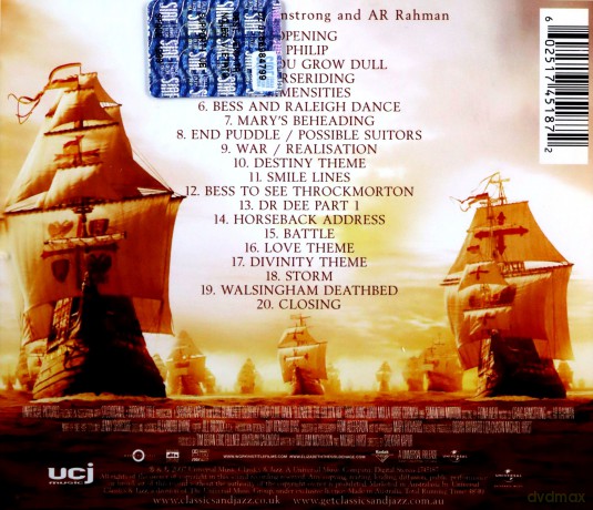 Elizabeth: The Golden Age soundtrack [CD]