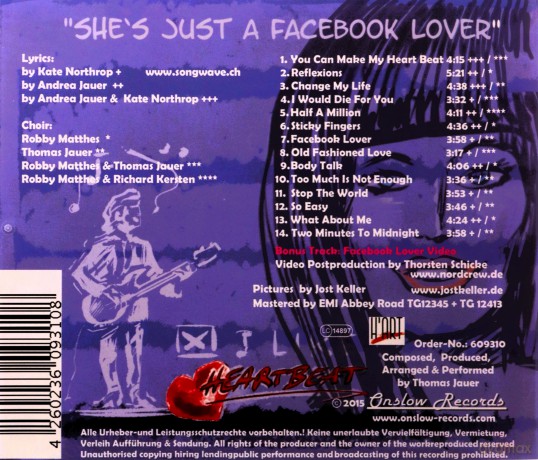 Heartbeat: Facebook Lover [CD]