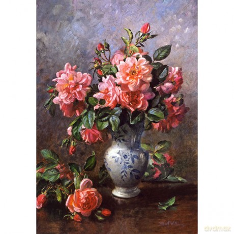 CASTOR 1000 Copy - Róże w Chińskiej Wazie 102624 [PUZZLE]