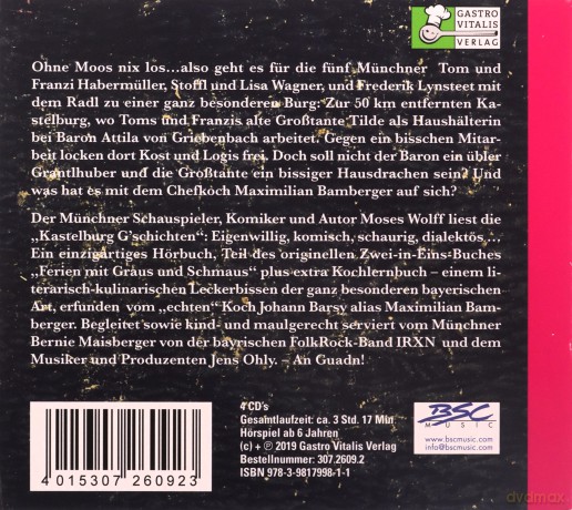 Wolff,Moses: Ferien mit Graus und Schmaus [4CD]