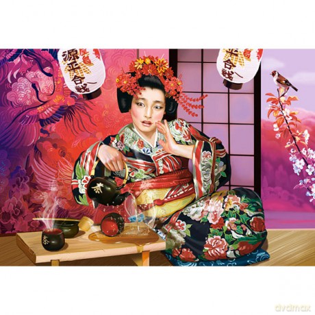 CASTOR 1000 Geisha Nalewajac Herbatę 102631 [PUZZLE]