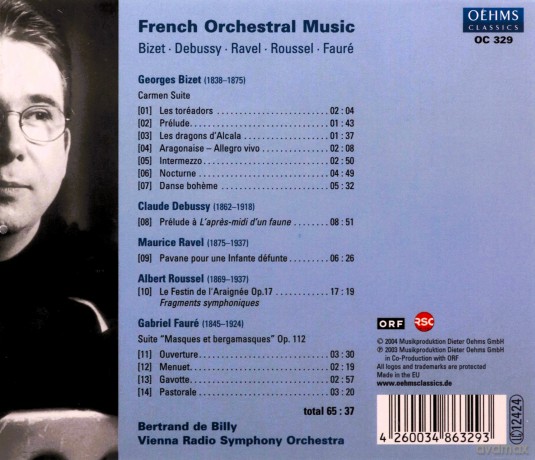 De Billy,Bertrand: Franzsische Orchestermusik [CD]
