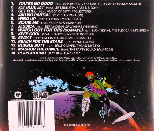 Major Lazer: Free the Universe [CD]