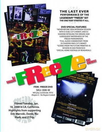 Dj Shadow & Cut Chemist: FREEZE [DVD]
