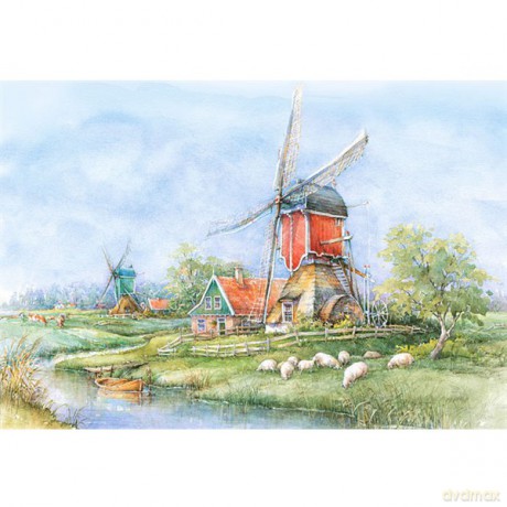 CASTOR 1000 Holandia - Wiatraki 102679 [PUZZLE]