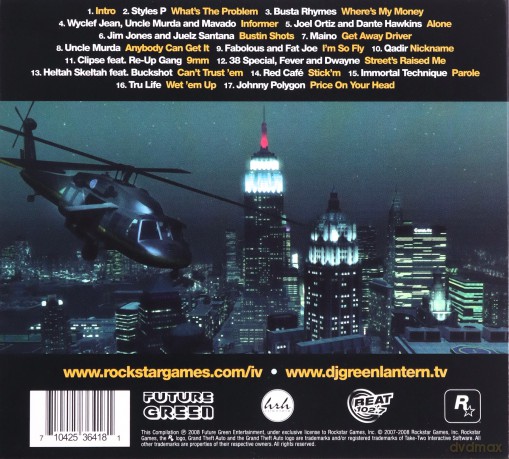 DJ Green Lantern: Grand Theft Auto IV: Liberty City [CD]
