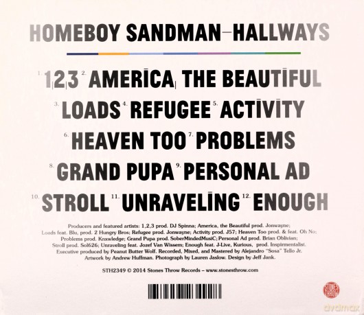 Homeboy Sandman: Hallways [CD]