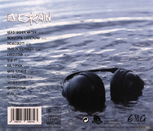 Everrain: Head Under Water [CD]