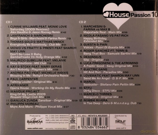 House Passion Vol.10 [2CD]