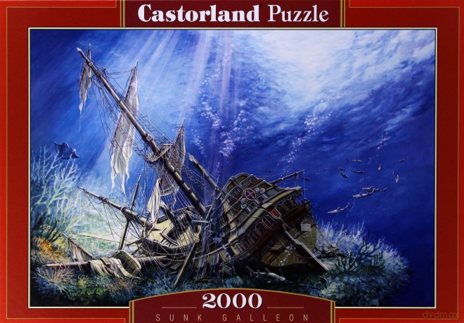 CASTOR 2000 Zatopiony Galleon 200252 [PUZZLE]