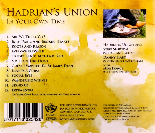 Hadrian's Union: In Your Own Time [CD]