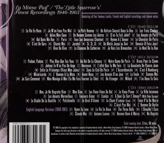 Edith Piaf: The Best Of [3CD]