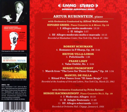 Artur Rubinstein: Klavierkonzerte [CD]