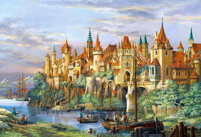 CASTOR 3000 Miasto Rathenburg 300174 [PUZZLE]
