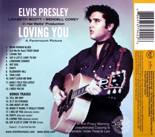 Elvis Presley: Loving You [CD]