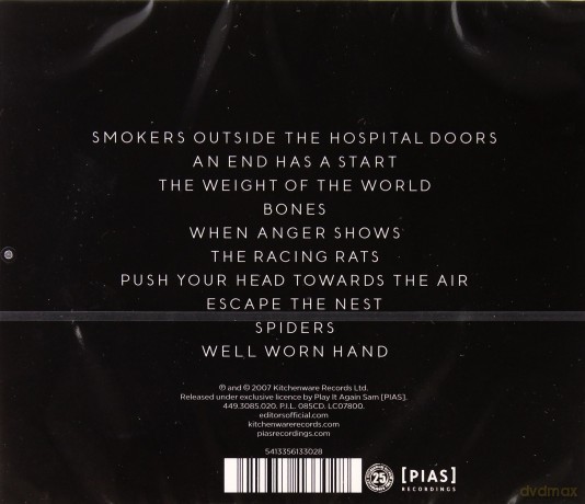 Editors: An End Has A Star [CD]