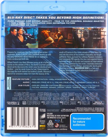 Maximum Risk [Blu-Ray]