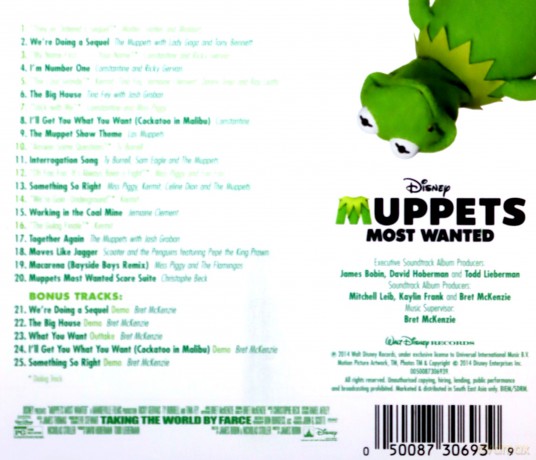 Muppets Most Wanted - Der Original Soundtrack zum Kinofilm [CD]