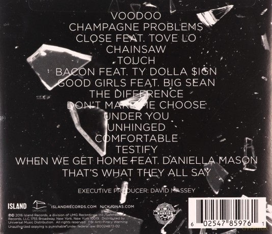 nick jonas: nick jonas - last year was complicated [CD]