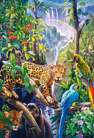 CASTOR 1500 Tęcza w Raju, Lampart 150885-1 [PUZZLE]