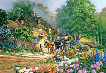 CASTOR 3000 Róże wokół domu 300235 [PUZZLE]