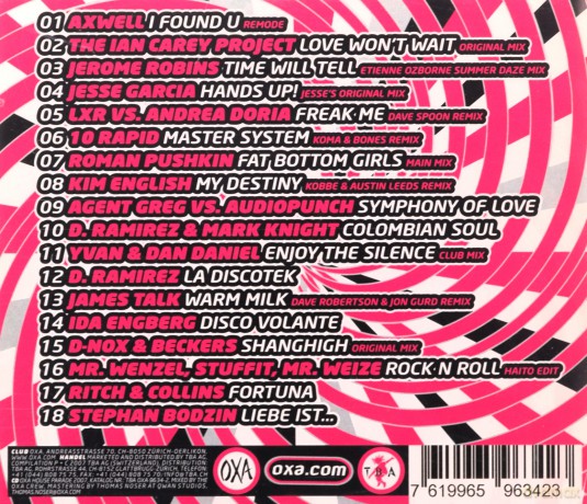 Oxa House Parade 2007 [CD]