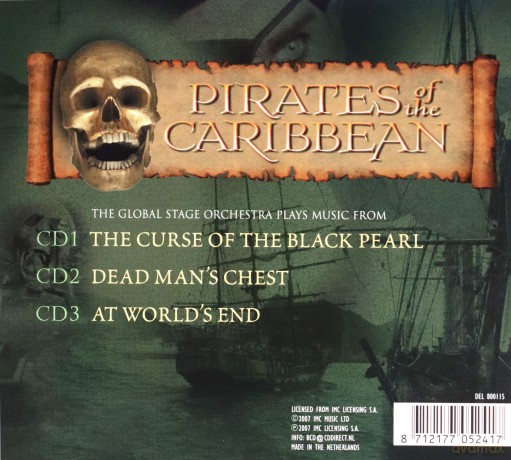 Global Stage Orchestra: Pirates of the Caribbean I-III [3CD]
