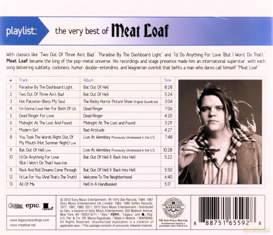 Meat Loaf: Playlist: Very Best of [CD]