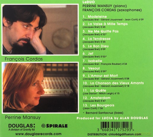 Le Duo: Plays Jacques Brel-Digipack [CD]