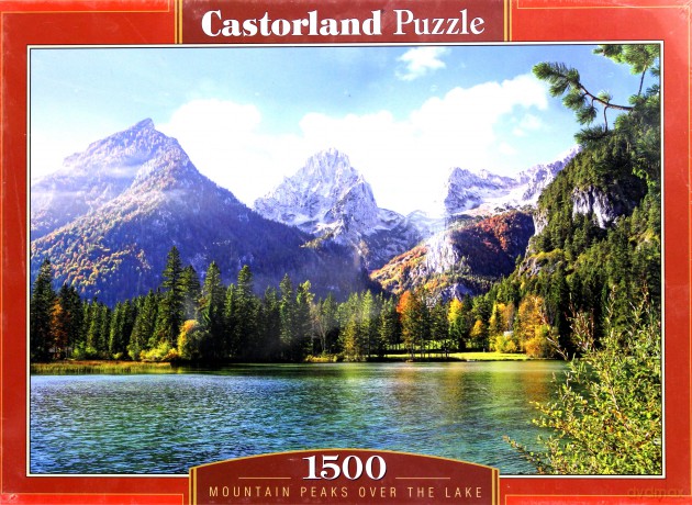 CASTOR 1500 Szczyty Moutain Nad Jeziorem 150946 [PUZZLE]