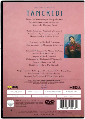 Bernadette Manca di Nissa: Rossini, Gioacchino - Tancredi [DVD]