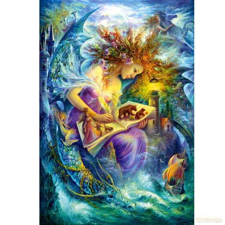 CASTOR 1500 Wróżka z książką 151080 [PUZZLE]