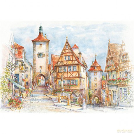 CASTOR 1500 Rothenburg Ob Der Tauber 151059 [PUZZLE]