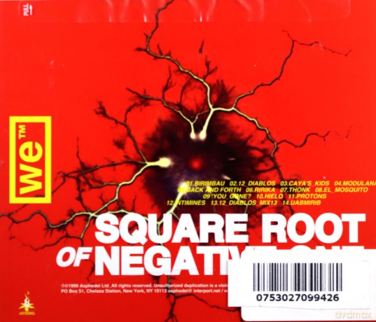 We: Square Root of Negative One [CD]
