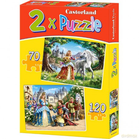 CASTOR 2w1 70+120 Urocze Księżniczki 021017 [PUZZLE]