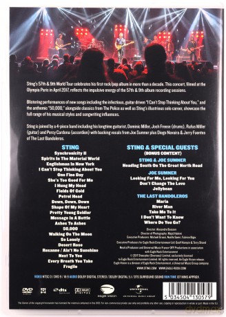 Alexandre Buisson: Sting: Live At The Olympia Paris [DVD]