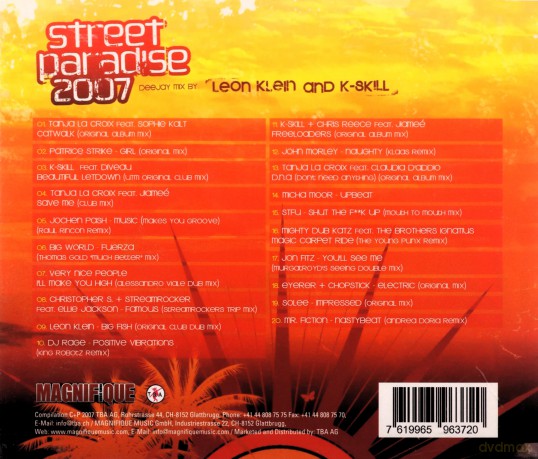 Street Paradise 2007 [CD]
