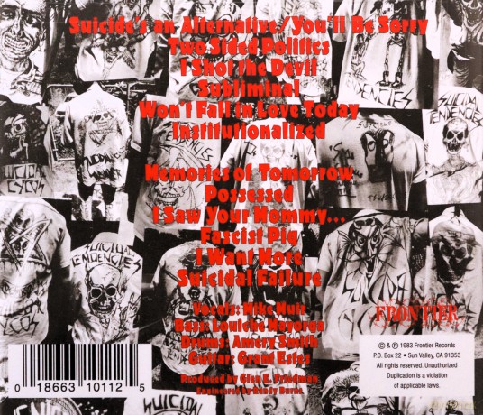 Suicidal Tendencies: Suicidal Tendencies [CD]