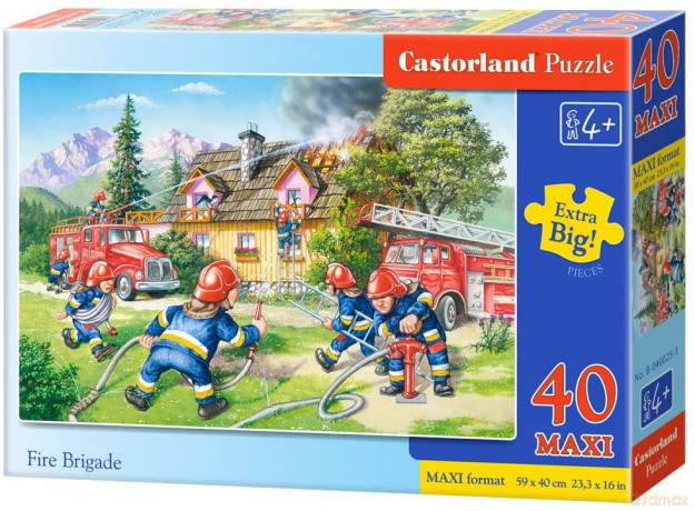 CASTOR 40 MAXI Straż Pożarna 040025 [PUZZLE]