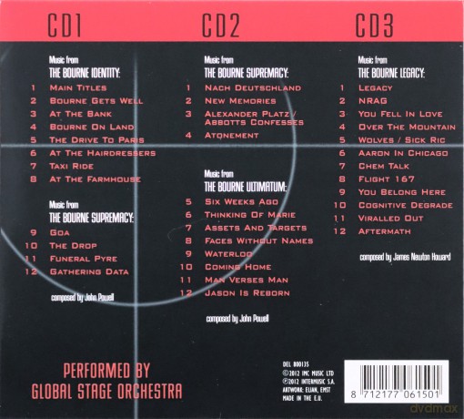 Global Stage Orchestra: The Jason Bourne Movies [CD]