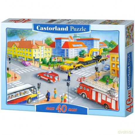 CASTOR 40 MAXI Ruchliwe skrzyżowanie 040063 [PUZZLE]