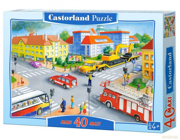 CASTOR 40 MAXI Ruchliwe skrzyżowanie 040063 [PUZZLE]