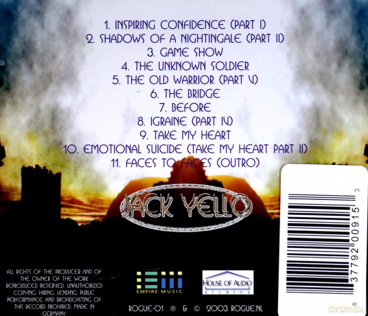 Jack Yello: Thorns of Anger [CD]