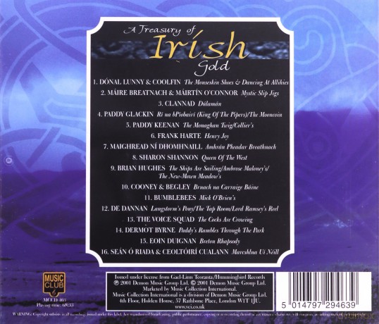 Treasury of Irish Gold [CD]