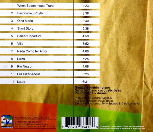 Sagebin,Glauco Trio: When Baden Meets Trane [CD]