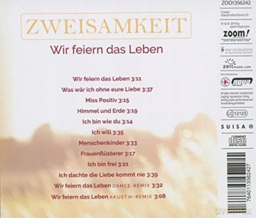 Zweisamkeit: Wir Feiern das Leben [CD]