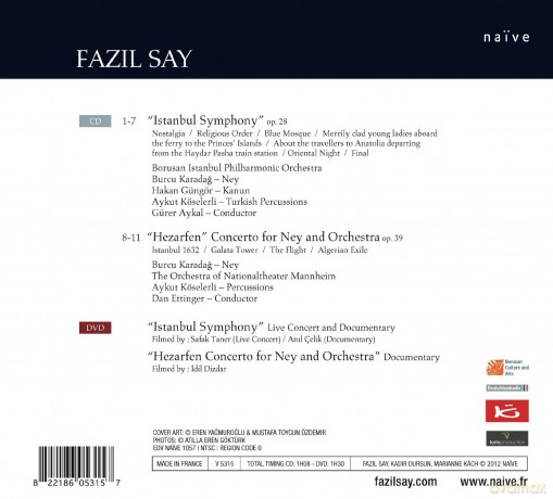 Fazil Say: Istanbul Symphony (digipack) [CD]+[DVD]